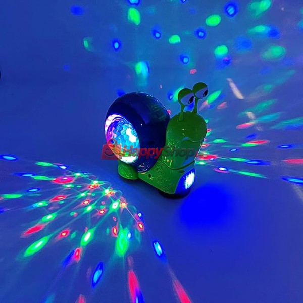 Интерактивна играчка Охлюв със звуци и светлини Gear Snail